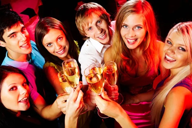 People at a party
